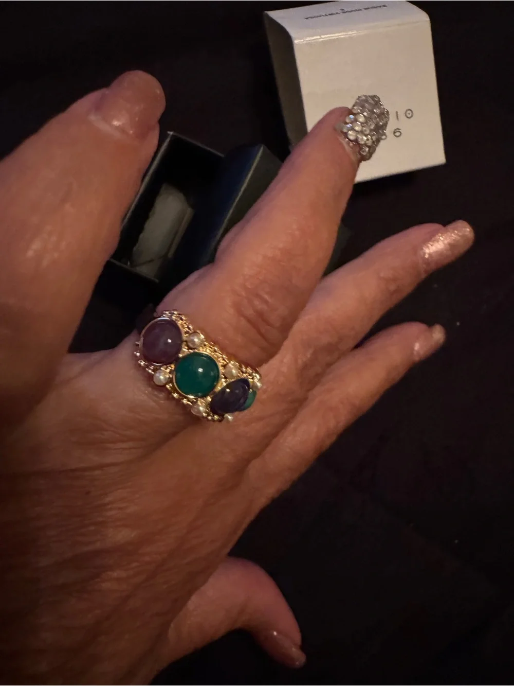 Avon gold tone